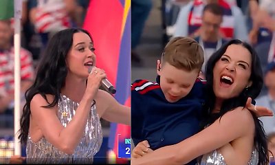 Katy Perry zaśpiewała z 10-latkiem na otwarciu mundialu. Fani są zgodni: "Płaczę łzami szczęścia" [wideo]