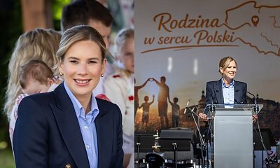 Marta Nawrocka zaskoczyła skromniutką stylizacją. Polacy są zgodni: "Tak wygląda klasa" [zdjęcia]