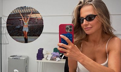 Anna Lewandowska w samym staniku i kusej miniówce na koncercie Bad Bunny'ego. Fani w szoku: "Anka, ty kocico!"