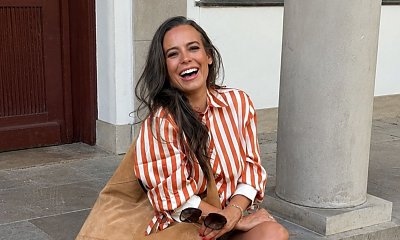 Anna Mucha wypięła posągowe nogi w skąpym letnim zestawie. Fani nie gryzą się w język: "Figura marzenie" [zdjęcia]