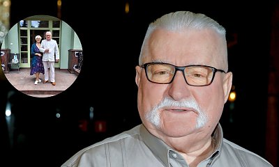 Lech Wałęsa pokazał się z żoną. 77-letnia Danuta zachwyciła klasą: "Sama elegancja" [zdjęcie]