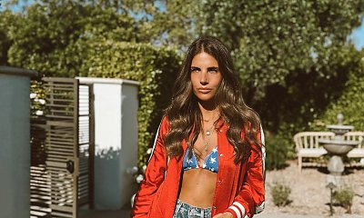 Weronika Rosati wypięła rozgogolony tył w patriotycznym bikini. Fani wniebowzięci: "Powinnaś zagrać u Tarantino" [zdjęcia]