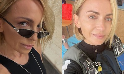 Anna Wyszkoni w wyciętym body pręży się na tle prysznica. Fani drwią: "Dobrze, że jest napisane imię i nazwisko" [zdjęcia]