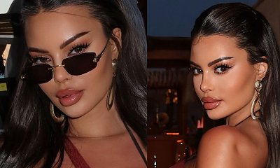 Justyna Gradek eksponuje tylne walory w Dubaju. Nie sposób oderwać od niej oczu [zdjęcie]