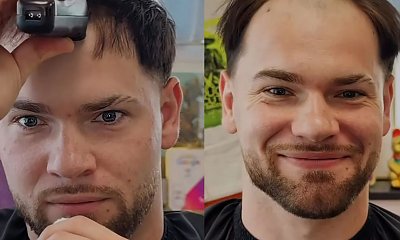 Kuba z "Hotelu Paradise" pokazał się bez peruki i golił głowę na wizji. Fani w szoku: "Lepiej niż w pokręconych" [wideo]