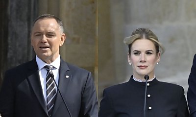 Marta Nawrocka zachwyciła taliowaną marynarką ze stójką. Ekspertka wskazała na jeden detal [zdjęcia]