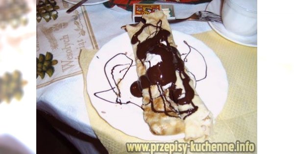 Naleśniki z serem i polewą