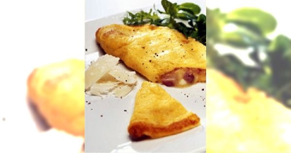 Omlet z kremem kasztanowym
