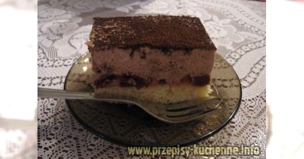 Placek z bitą śmietaną