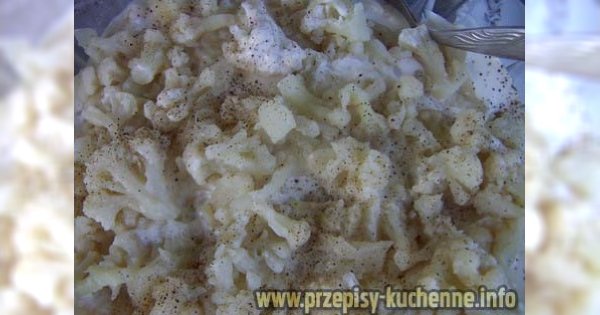 Sałatka z kalafiorem i jajkiem