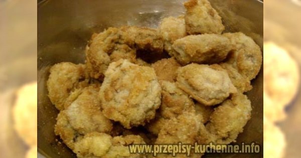 Pieczarki panierowane Jadzi