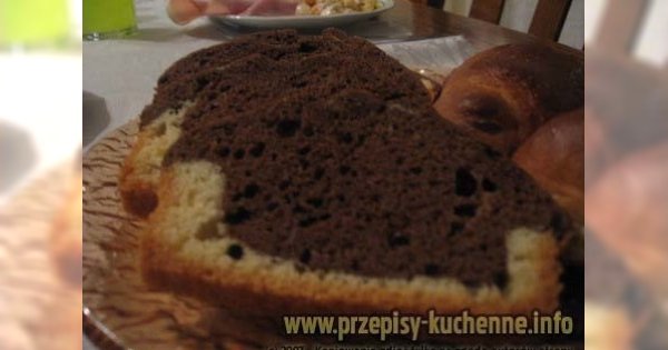 Babka ucierana dwukolorowa