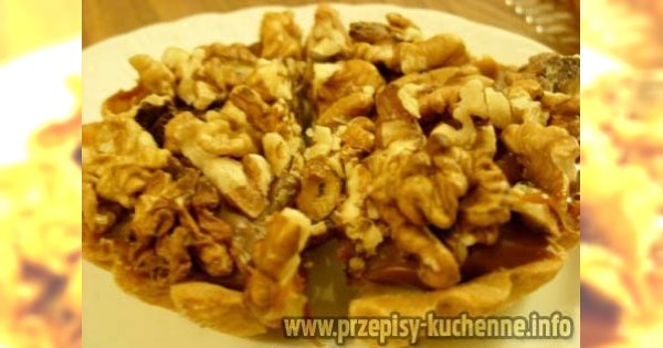 Tarta z orzechami i toffi