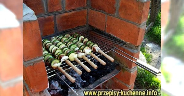 Szaszłyki z karkówki i cukini