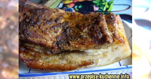 Pieczony boczek