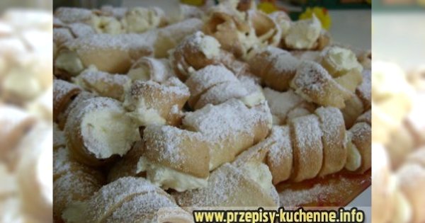 Rurki z kremem alkoholowym