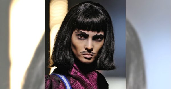 Modelki zapuszczają wąsy