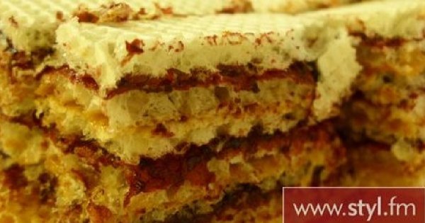 Bardzo szybki deser - andrucik przekładany