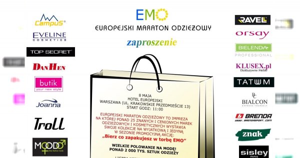 Europejski Maraton Odzieżowy - zgarnij zaproszenie!
