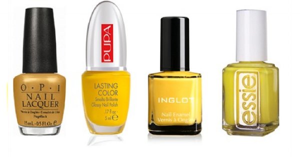 Żółty manicure - hit tego lata!