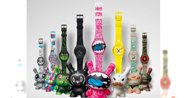 Artystyczna kolekcja Swatch i Kidrobot