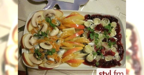 Owocowy rarytas ze śledziem