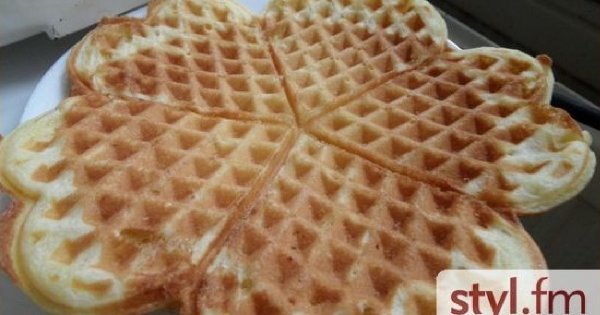 Miękkie i puszyste gofry