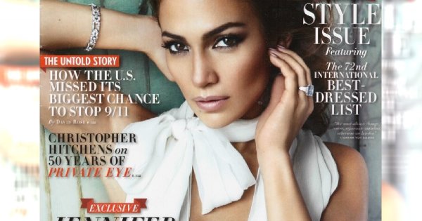 Jennifer Lopez w Vanity Fair
