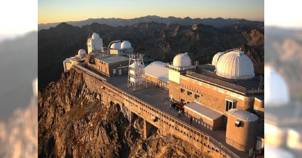 Piękne miejsce - szczyt Pic du Midi de Bigorre