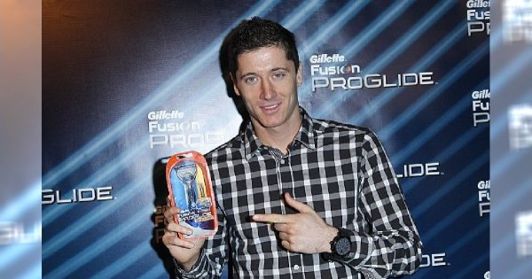 Seksowny piłkarz z Gillette