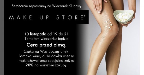Porozmawiaj o makijażu z Make Up Store