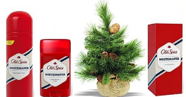 Old Spice pod choinkę