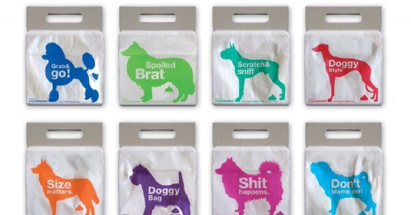Designerskie torebki do sprzątania po psach
