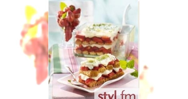 Truskawkowe tiramisu alkoholowe