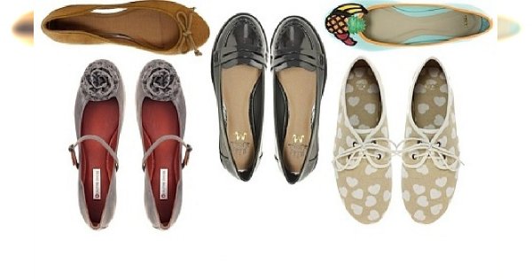 TOP 10: Płaskie buty na wiosnę i lato 2012