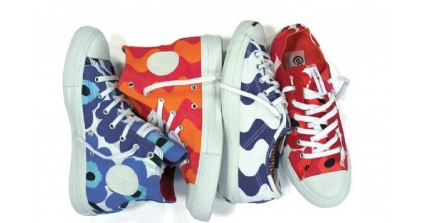 Kolorowy Converse'owy duet na wiosnę