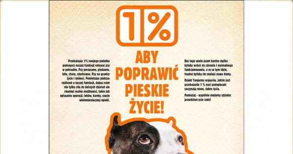 Oddaj swój 1% na słuszny cel!