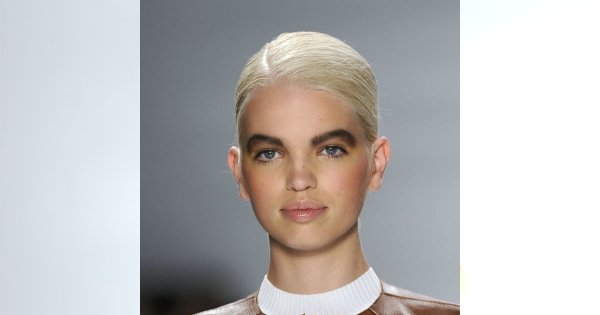 Brązowy makijaż u Derek Lam