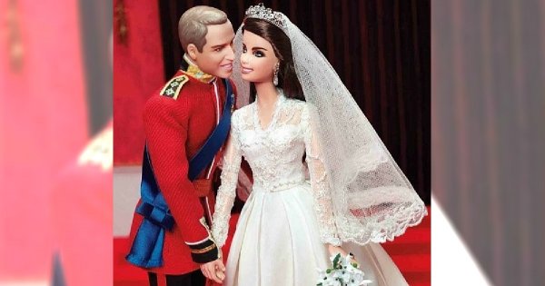 Kate i William jako Barbie i Ken?