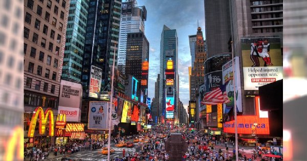 Europejczyk na Manhattanie