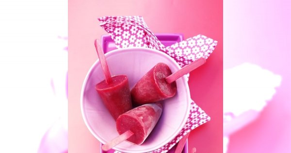 Lody żurawinowe