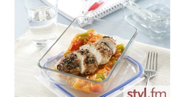 Pierś z kurczaka z aromatycznym ratatouille