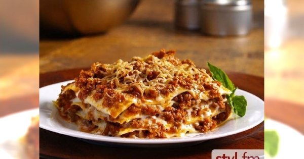 Lasagne z mięsem i ricottą