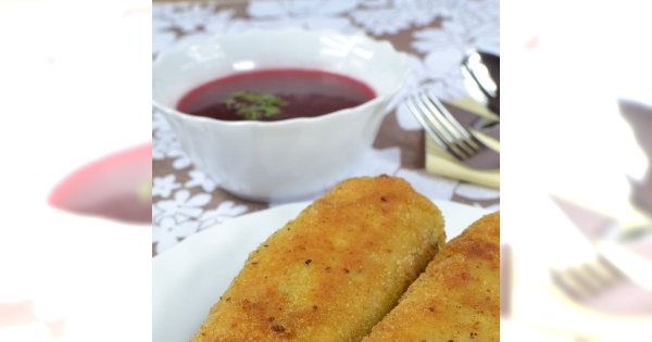 Krokiety z pieczarkami i żółtym serem