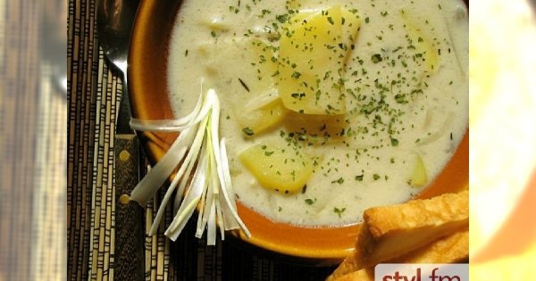 Rozgrzewająca zupa czosnkowa