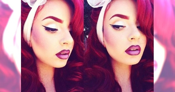 Makijaż w stylu pin up - modna galeria inspiracji