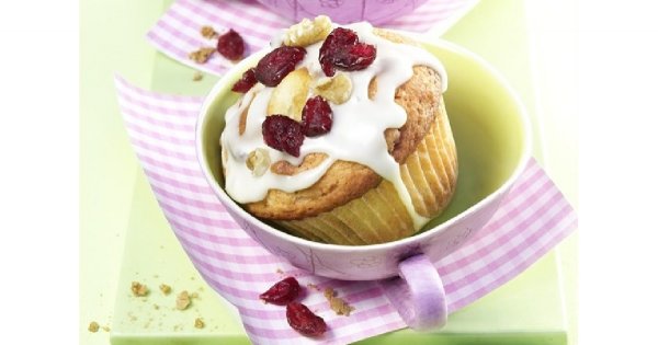 Muffiny z żurawiną amerykańską - wyjątkowy duet