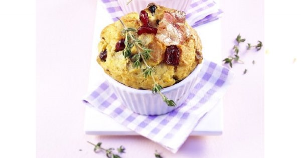 Muffiny z batatami i cranberries: słodko-pikantne ciastka
