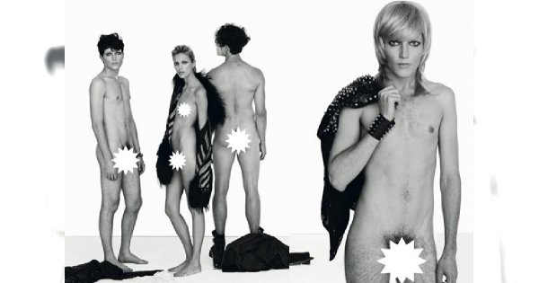 Anja Rubik jako nagi model pokazuje przyrodzenie. Sztuka?