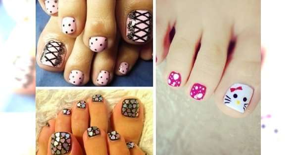 Modny pedicure - zobacz 15 unikalnych wzorów